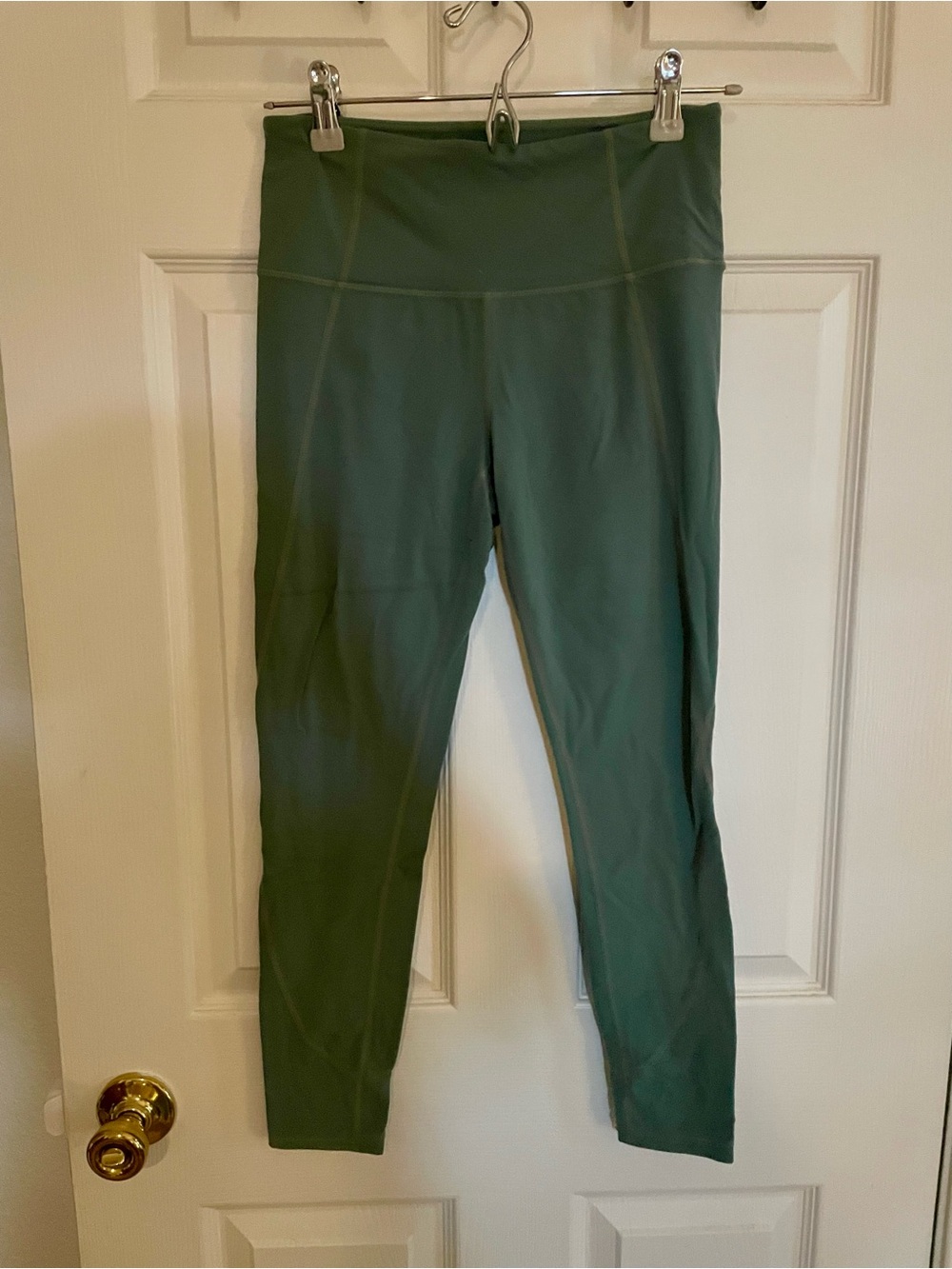 Athleta Salutation High-Waist Forest Green Leggings